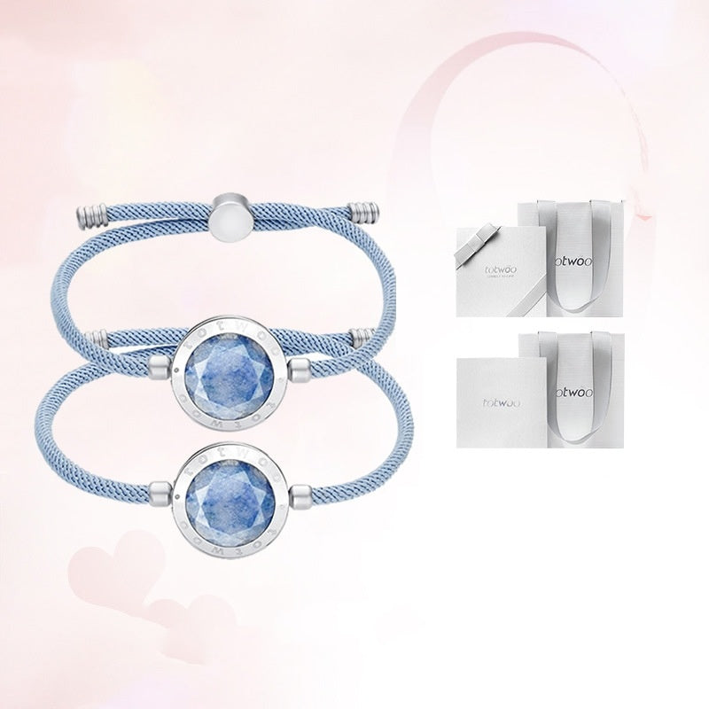 Totwoo Blue Lovers Induction Bracelet - A Pair of Long-distance Lovers