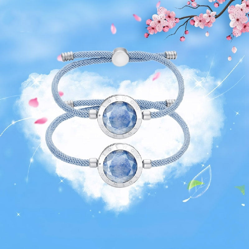 Totwoo Blue Lovers Induction Bracelet - A Pair of Long-distance Lovers